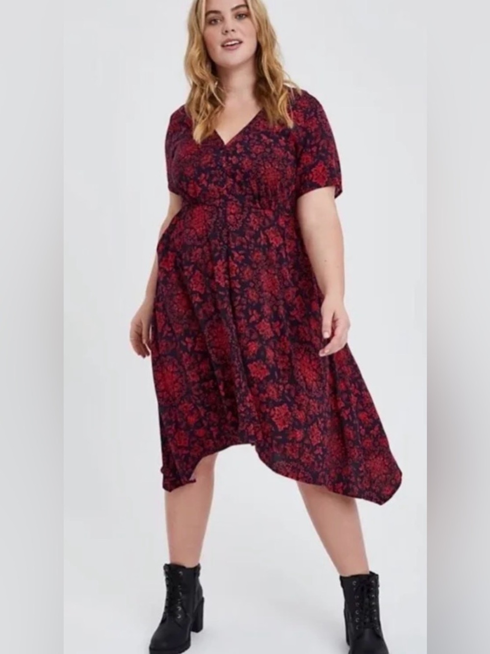 Torrid red Dress with pockets